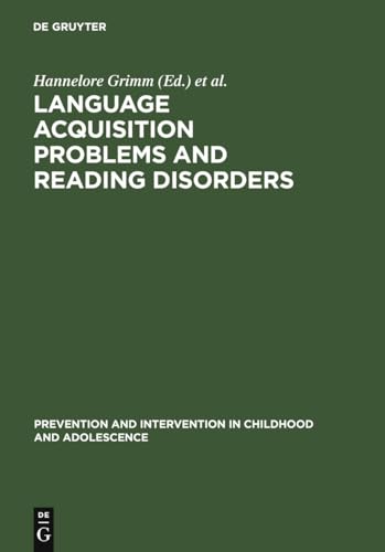 Stock image for Language Acquisition Problems and Reading Disorders (PRävention Und Intervention Im Kindes- Und Jugendalter) for sale by HPB-Red