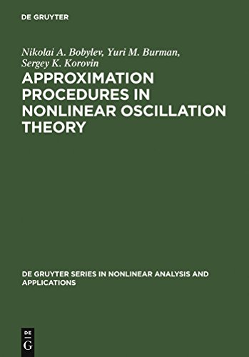 Approximation Procedures in Nonlinear Oscillation Theory