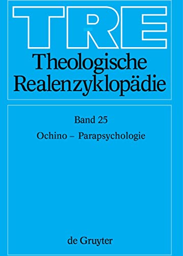 Beispielbild fr Theologische Realenzyklopdie / Ochino - Parapsychologie zum Verkauf von Buchpark