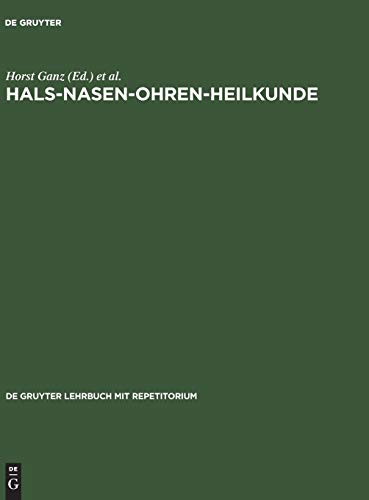 9783110147421: Hals-Nasen-Ohren-Heilkunde (de Gruyter Lehrbuch Mit Repetitorium)