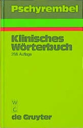 9783110148244: Pschyrembel Klinisches Worterbuch (German Edition)