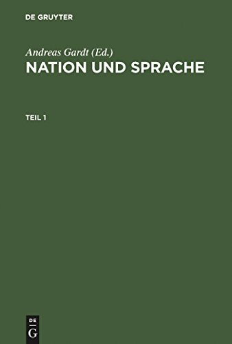 Beispielbild fr Nation und Sprache: Die Diskussion ihres Verhltnisses in Geschichte und Gegenwart. zum Verkauf von Die Wortfreunde - Antiquariat Wirthwein Matthias Wirthwein