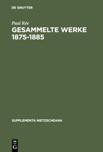 9783110150315: Gesammelte Werke 1875-1885