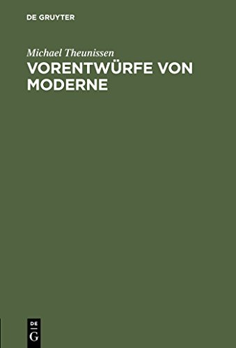 9783110152166: Vorentwrfe von Moderne: Antike Melancholie und die Acedia des Mittelalters (German Edition)
