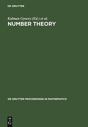 9783110153644: Number Theory: Diophantine, Computational and Algebraic Aspects. Proceedings of the International Conference held in Eger, Hungary, July 29-August 2, 1996 (De Gruyter Proceedings in Mathematics)