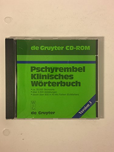 Beispielbild fr Pschyrembel Klinisches Wrterbuch. CD- ROM Version 3 fr Windows 3.1/3.11/95 zum Verkauf von medimops