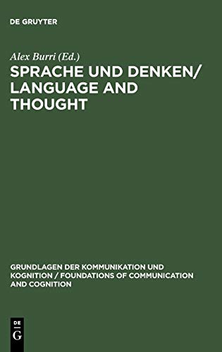 Sprache und Denken / Language and Thought - Alex Burri