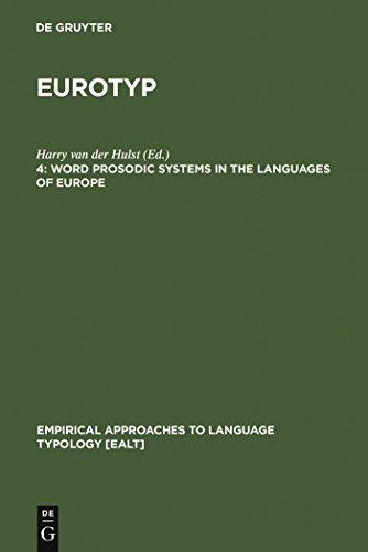 Stock image for Word Prosodic Systems in the Languages of Europe for sale by Ria Christie Collections