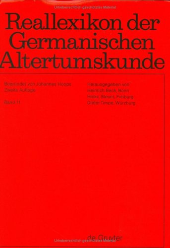 9783110158328: Reallexikon Der Germanischen Altertumskunde: Gemeinde, Getodakische Kulver Und Kunst (11)