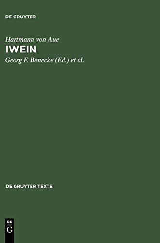 Stock image for Iwein (de Gruyter Texte) (German Edition) for sale by SecondSale