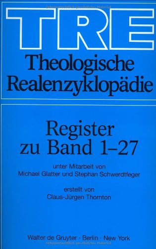 Stock image for Theologische Realenzyklopadie, Tre (German Edition) for sale by Books From California