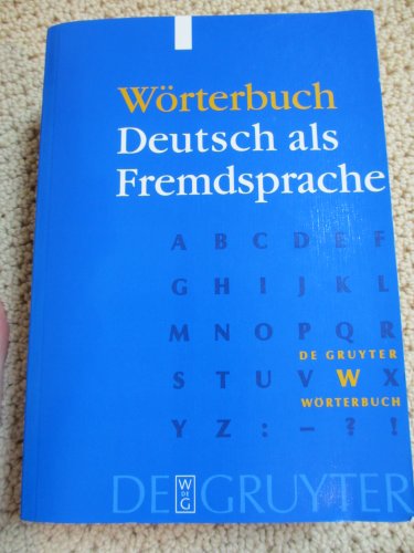 9783110164077: Wrterbuch Deutsch als Fremdsprache