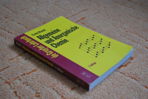 Stock image for Allgemeine und Anorganische Chemie. : Ein Lehrbuch fr Studenten mit Nebenfach Chemie. for sale by Buchpark