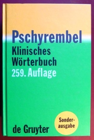 Beispielbild fr Pschyrembel Klinisches W rterbuch (259. Auflage). zum Verkauf von HPB-Red