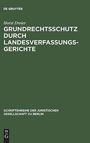 Beispielbild fr Grundrechtsschutz durch Landesverfassungerichte. zum Verkauf von Antiquariat  Werner Haschtmann