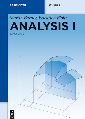 Beispielbild fr Analysis, 2 Bde. Kt, Bd.1: Band 1 (de Gruyter Lehrbuch) zum Verkauf von medimops