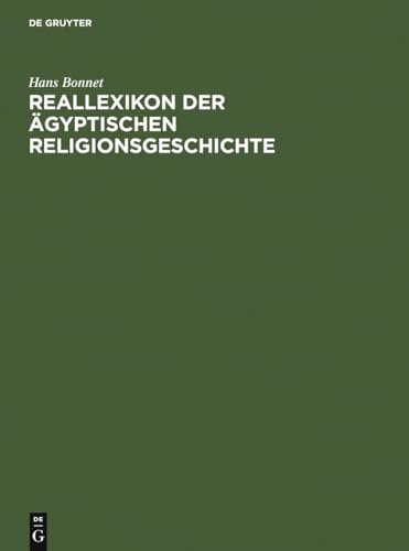 Beispielbild fr Reallexikon der gyptischen Religionsgeschichte. zum Verkauf von Antiquariat KAMAS