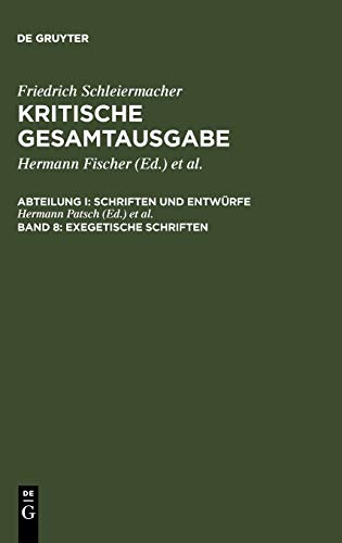 Imagen de archivo de Exegetische Schriften (German Edition) a la venta por Nauka Japan LLC