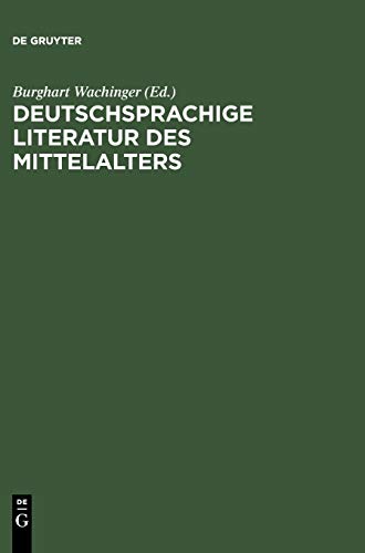 Imagen de archivo de Deutschsprachige Literatur des Mittelalters: Studienauswahl aus dem "Verfasserlexikon" (Band 1-10) a la venta por medimops