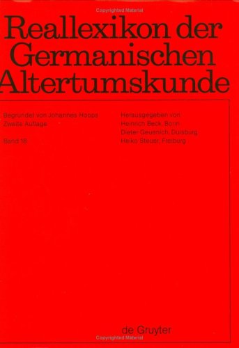 9783110169508: Reallexikon Der Germanischen Altertumskunde