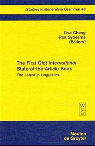Stock image for The First Glot International State-Of-The-Article Book: The Latest in Linguistics (Studies in Generative Grammar, 48) for sale by Books From California
