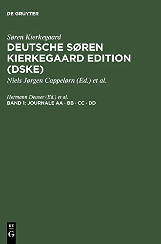 9783110169775: Journale Und Aufzeichnungen: 01 (Deutsche Soren Kierkegaard Editions)