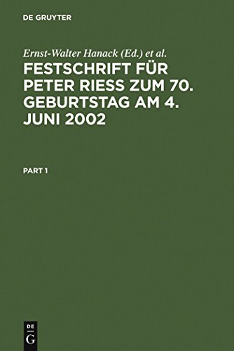 Stock image for zum 70. Geburtstag am 4. Juni 2002. Hrsg. v. Ernst-Walter Hanack, Hans Hilger, Volkmar Mehle u. Gunter Widmaier. for sale by Antiquariat + Verlag Klaus Breinlich