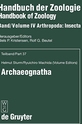 9783110170580: Handbook of Zoology/ Handbuch der Zoologie, Tlbd/Part 37, Archaeognatha (Handbook of Zoology, Volume 4, Arthropda : Insecta, Part 37)