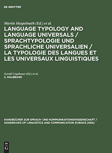 Language Typology and Language Universals 2.Teilband - Martin Haspelmath