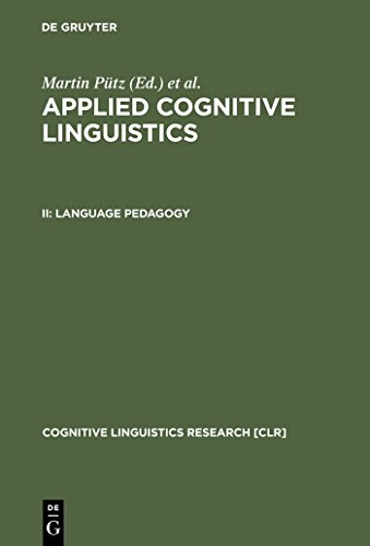 Stock image for Applied Cognitive Linguistics Language Pedagogy v 2 Cognitive Linguistics Research 19 Cognitive Linguistics Research CLR, 192 for sale by PBShop.store US