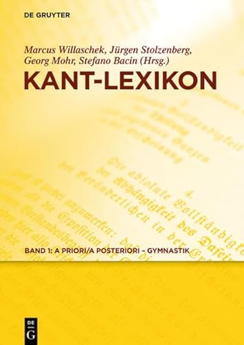 Stock image for Kant- Lexikon for sale by Revaluation Books