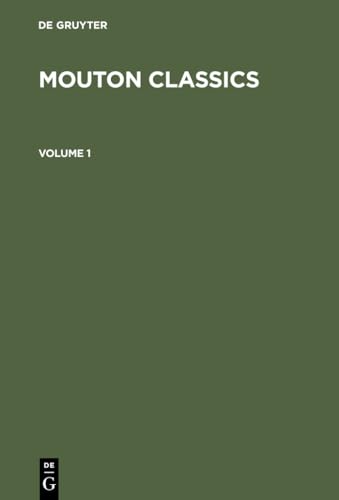 Imagen de archivo de Mouton Classics: From Syntax to Cognition From Phonology to Text a la venta por Ergodebooks