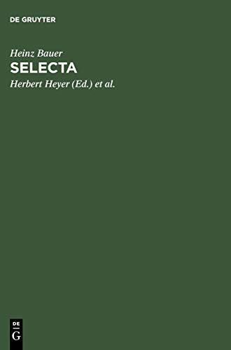Selecta (9783110173505) by Bauer, Heinz