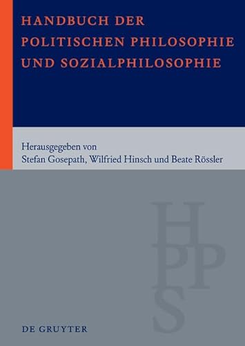 9783110174083: Handbuch Der Politishen Philosophie Und Sozialphilosophie: Band 1: A  M. Band 2: N  Z