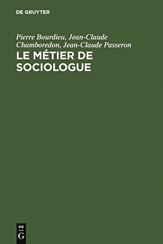 9783110174298: Le Metier de Sociologue: Prealables Epistemologiques