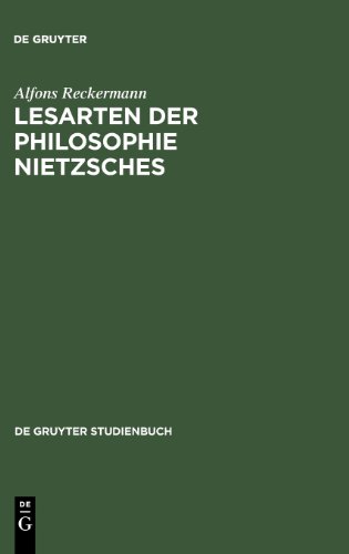 9783110174519: Lesarten der Philosophie Nietzsches (de Gruyter Studienbuch)