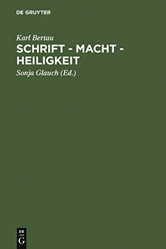 Beispielbild fr Schrift - Macht - Heiligkeit (German Edition) zum Verkauf von Books From California