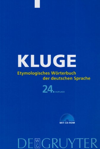 Etymologisches Wörterbuch der deutschen Sprache. Buch und CD. Kombi-Version - Friedrich, Kluge und Seebold Elmar