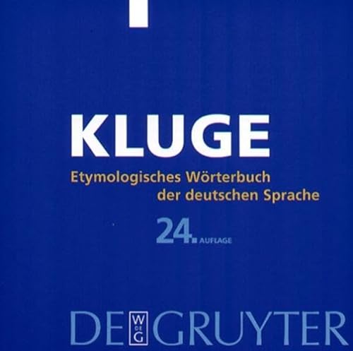 9783110174748: Kluge: Etymologisches Worterbuch Der Deutschen Sprache