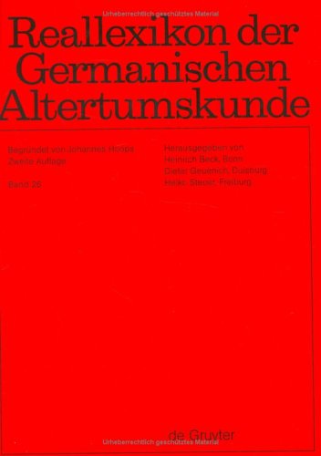 9783110177343: Reallexikon Der Germanischen Altertumskunde