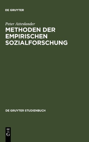Stock image for Methoden der empirischen Sozialforschung (De Gruyter Studienbuch) for sale by Norbert Kretschmann