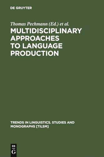 Stock image for Multidisciplinary Approaches to Language Production for sale by Thomas Emig