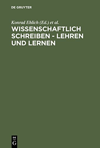 Stock image for Wissenschaftlich schreiben - lehren und lernen for sale by medimops