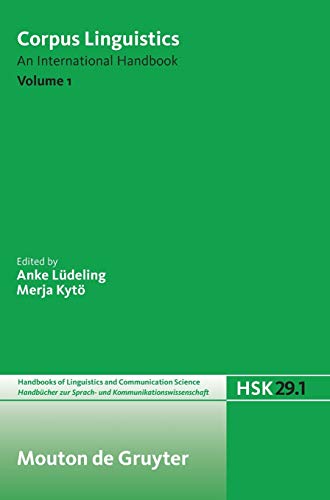 Immagine dell'editore per Corpus Linguistics: An International Handbook (Handbooks of Linguistics and Communication Science) venduto da Books From California