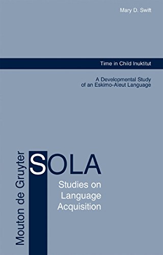 Imagen de archivo de Time in Child Inuktitut: A Developmental Study of an Eskimo-Aleut Language (Studies on Language Acquisition [Sola]) a la venta por Books From California