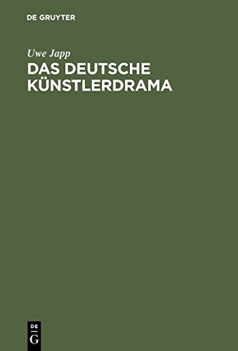 9783110181531: Das deutsche Knstlerdrama: Von der Aufklrung bis zur Gegenwart