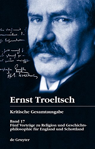 9783110182323: Fnf Vortrge zu Religion und Geschichtsphilosophie fr England und Schottland: Kritische Gesamtausgabe: 17