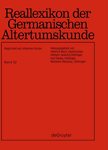Imagen de archivo de Reallexikon der Germanischen Altertumskunde: Band 32: Va - Vulgarrecht (German Edition) a la venta por Books From California