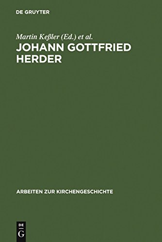 Stock image for Johann Gottfried Herder: Aspekte Seines Lebenswerks (Arbeiten Zur Kirchengeschichte) (German Edition) for sale by Books From California