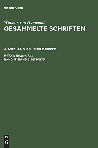 9783110192698: Gesammelte Schriften, Band 17, Band 2. 1813-1835: 17-2